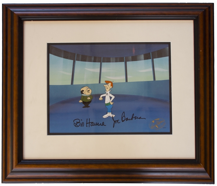 Hanna & Barbera Signed Original Hand-Painted Production Cel for ''The Jetsons''